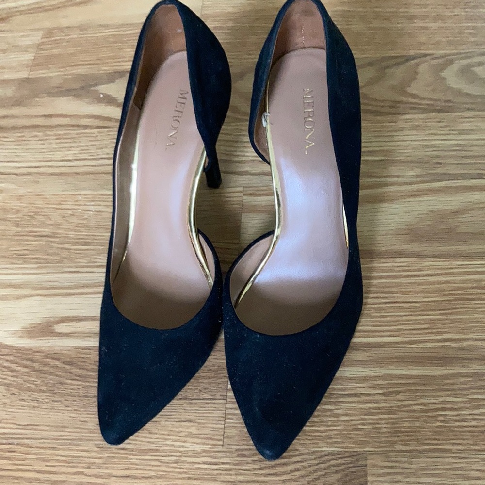 Merona black heels